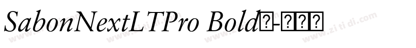SabonNextLTPro Bold◆字体转换 SabonNextLTPro Bold◆字体转换